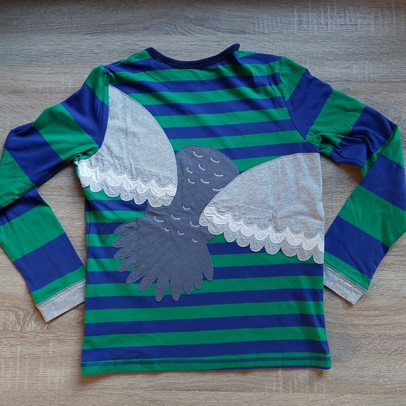 NEW Mini Boden owl tee 11-12 years - Picture 2 of 12